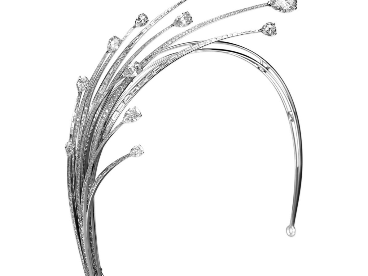 Le diadème Écume de diamants