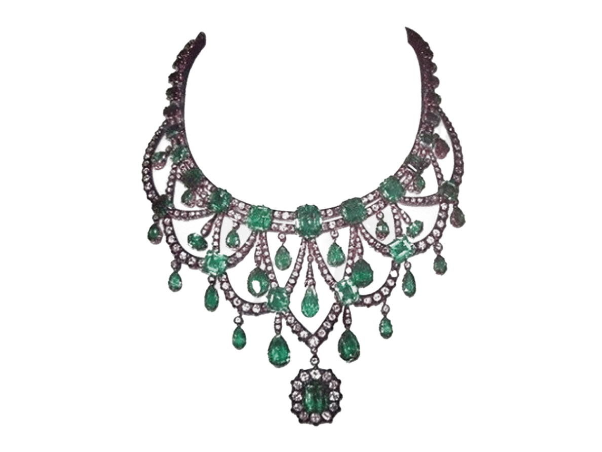 La parure d’émeraudes et diamants de Soraya