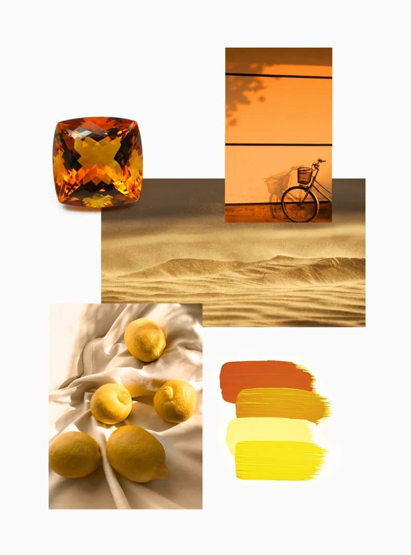 Pierre de couleur jaune : La citrine