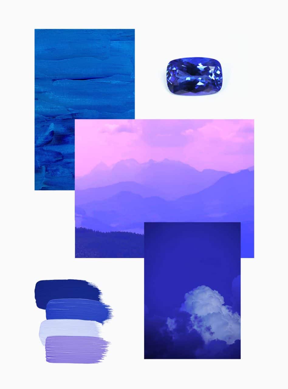 Pierre de couleur bleue / violette : La tanzanite