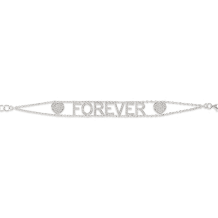 Bracelet “Forever ” en or blanc et diamants - MAISON PAILLARD