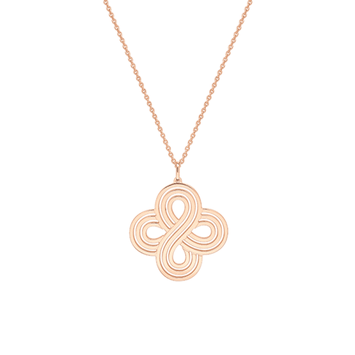 Collier “Chance” en or rose – ORESSENCE